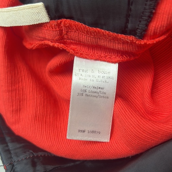 Rag & Bone Linen Shorts - Picture 7 of 9